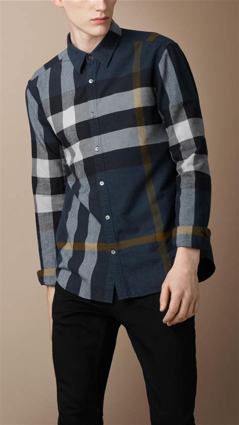 burberry brit for men shirt|burberry flannel outfit men.